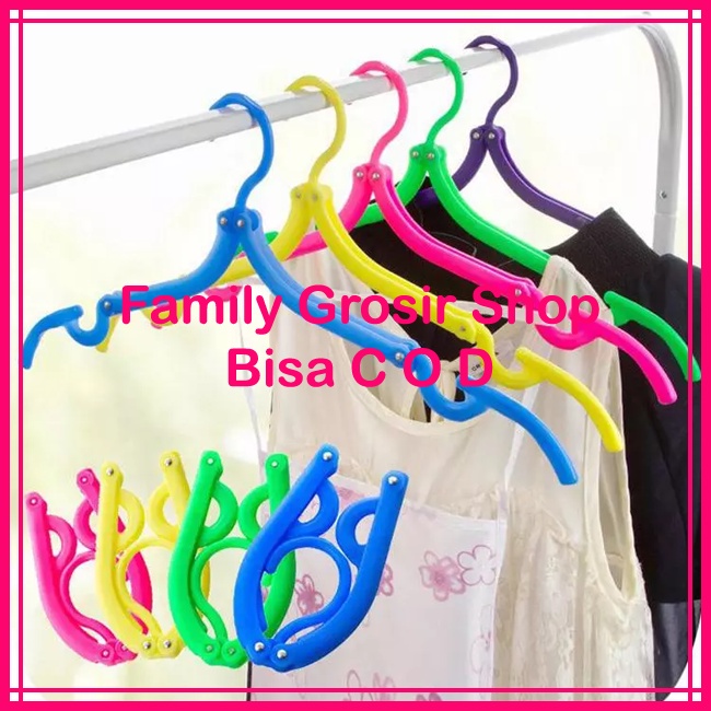 Gantungan baju Lipat Hanger baju lipat