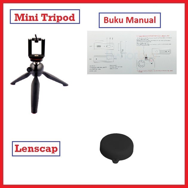 ( 16 in 1) Paket Hemat Action Camera Xiaomi Yi Baru Bergaransi-3