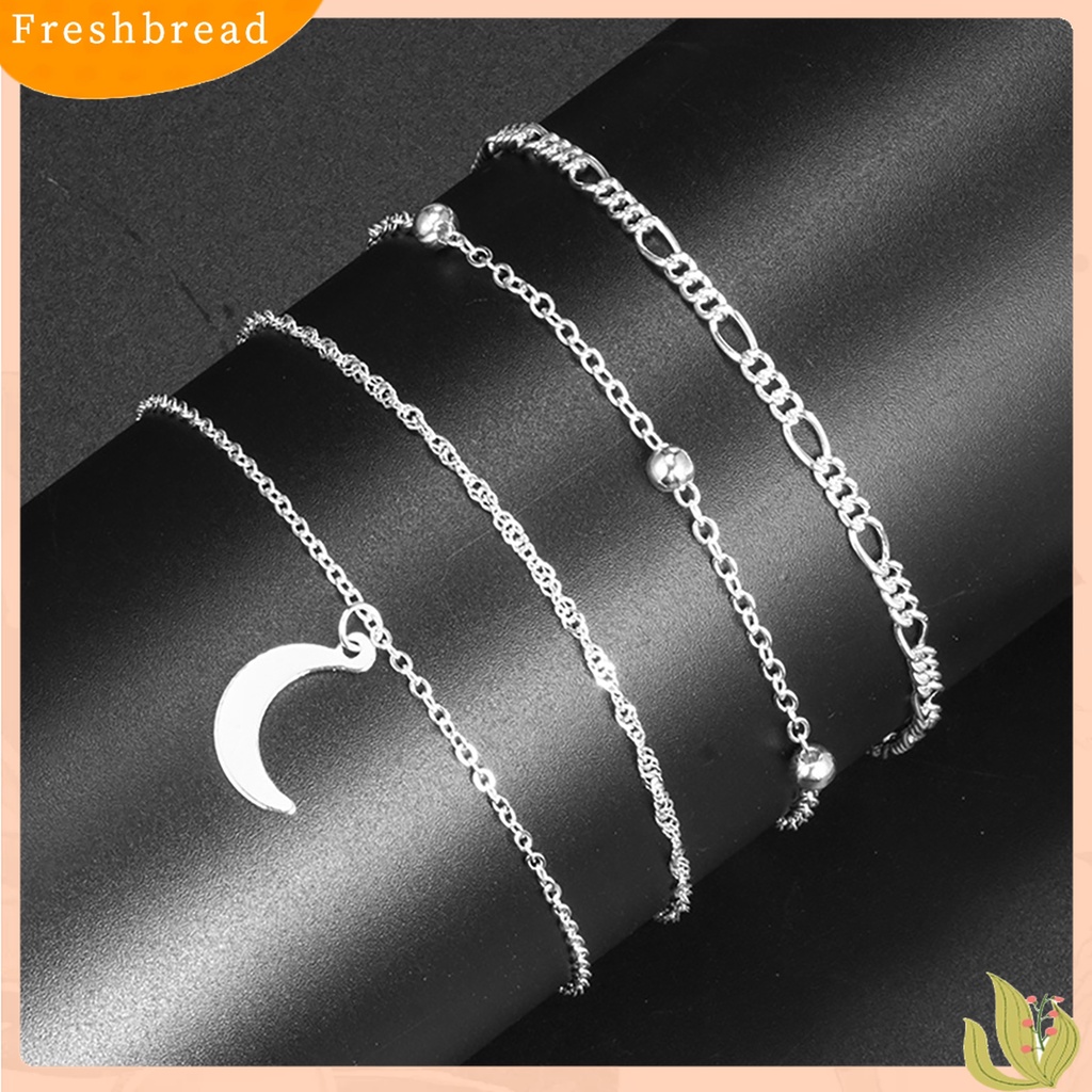 Terlaris Anklet Moon Charm Exquisite Alloy Fashionable Ankle Bracelet for Dating