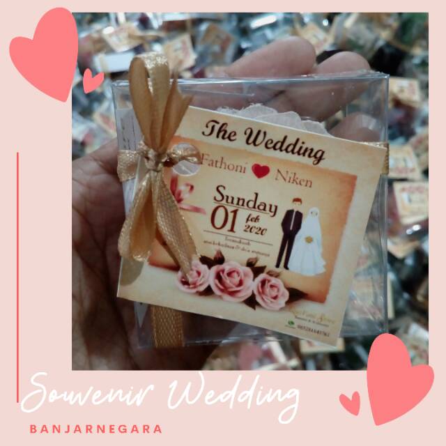 Souvenir wedding murah bros bunga homemade