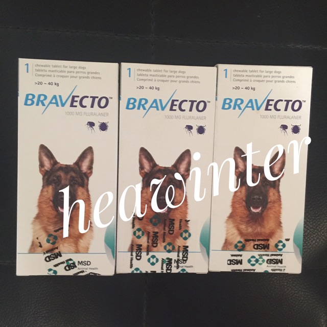 Bravecto obat kutu 29-40 kg