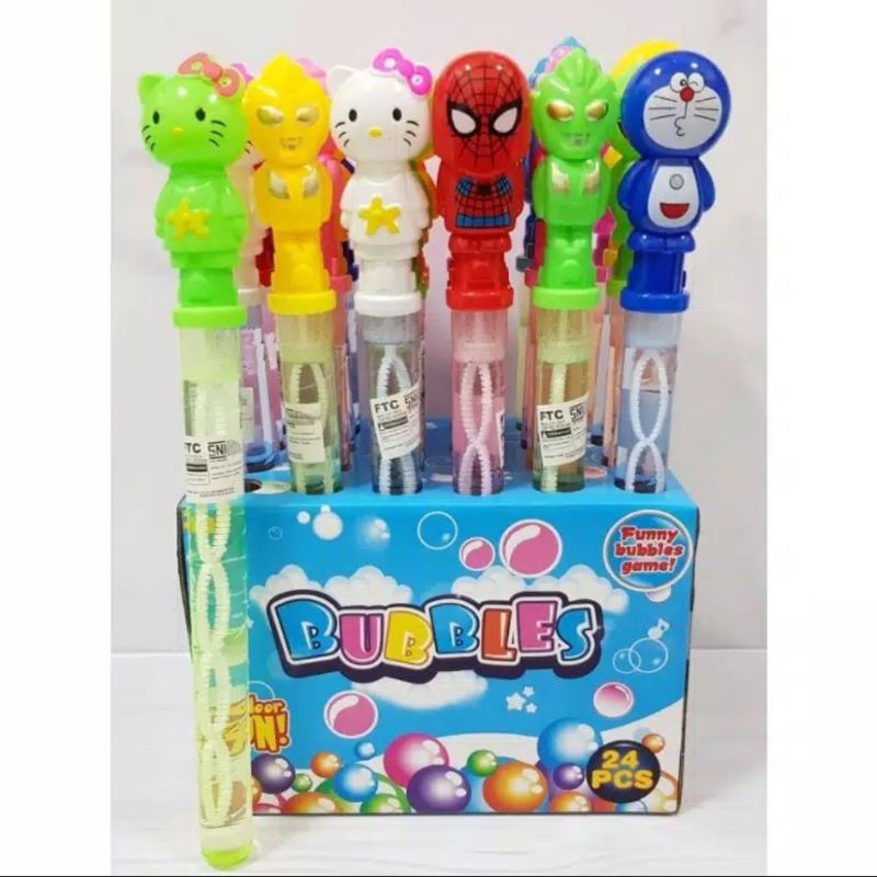 Mainan gelembung balon tiup bubble stik sabun/balon tongkat sabun