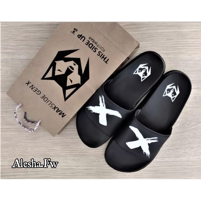 Sandal Slide Gen X White / Sendal Slop X Hight Quality