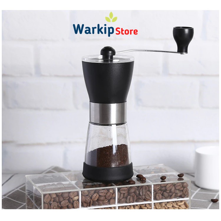 Manual Coffee Grinder with Conical Ceramic Burr - Grinder Kopi Manual Penggiling Kopi Manual