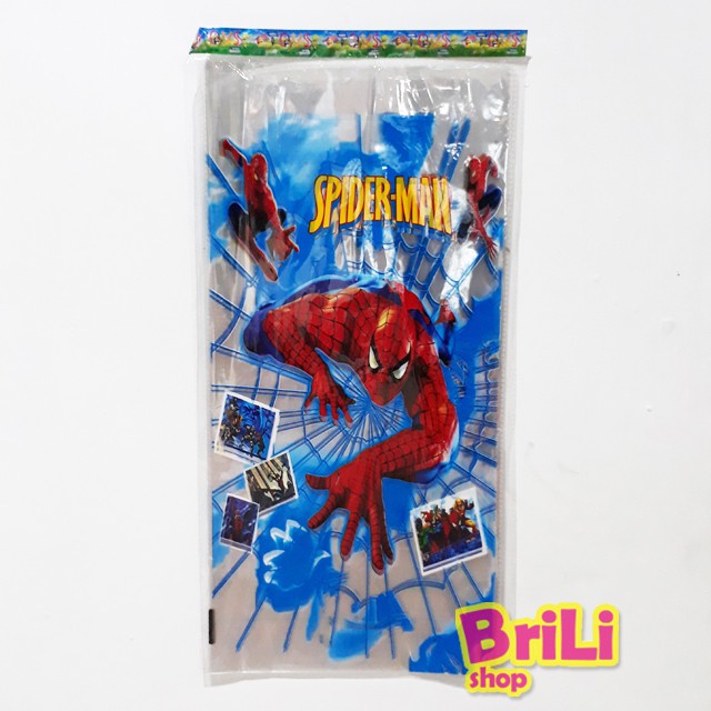 

TERMURAH... Kantong Plastik Snack Souvenir Ultah Spiderman | Goodie Bag Bingkisan Ulang Tahun