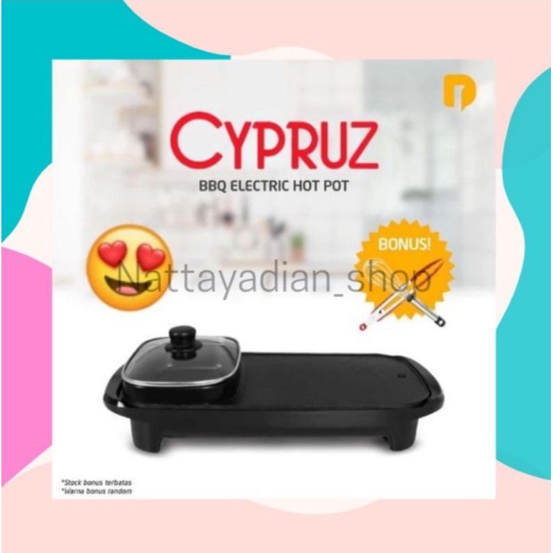CYPRUZ BBQ ELECTRIC HOT POT