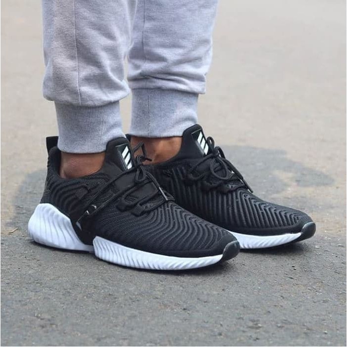 Unik sepatu adidas alphabounce instinct import  sepatu pria  adidas shoes   Putih  36 Berkualitas