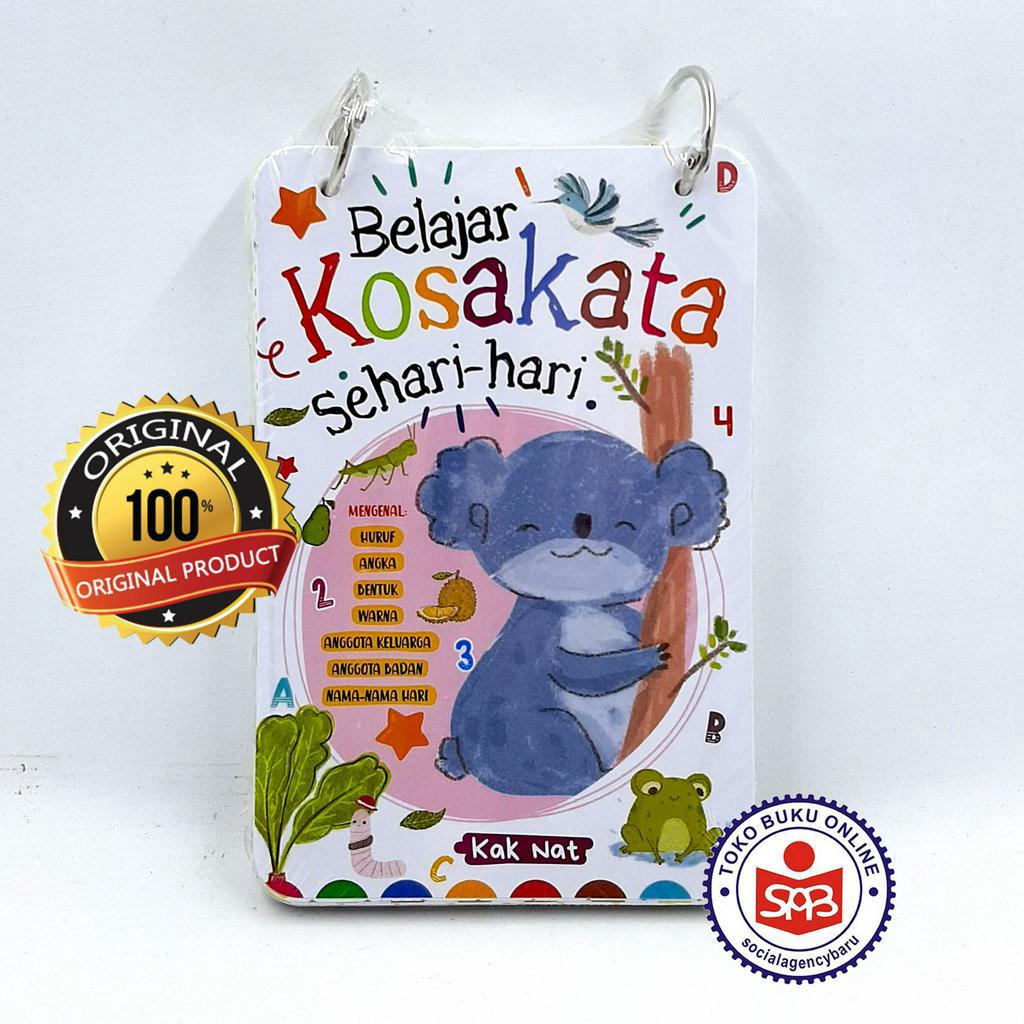 Flashcard Flash Card Anak Belajar Kosakata dan Alif Ba Ta