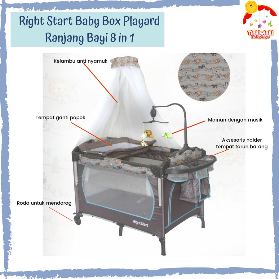 RIGHT START 8 in 1 MULTIFUNCTIONAL BABYBOX + AYUNAN