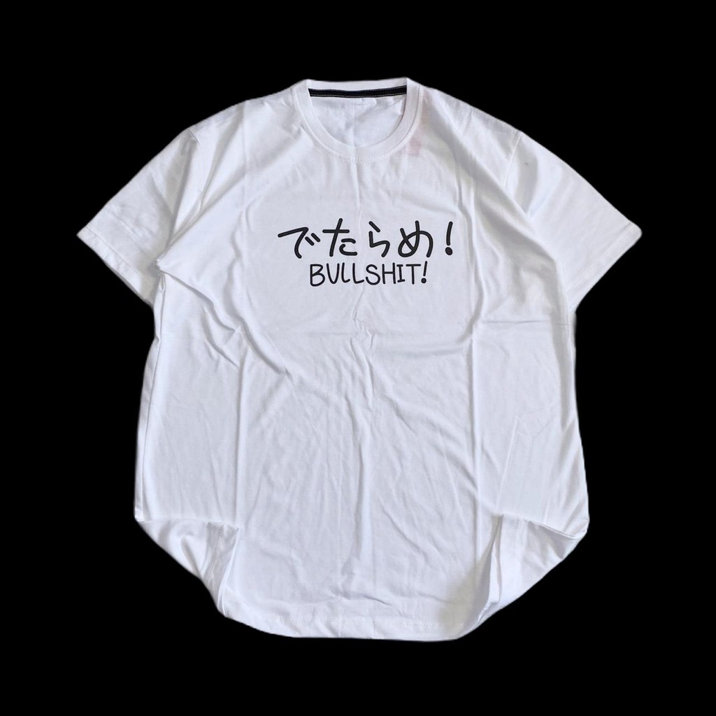 COD Kaos Baju BullShit Japan Omong Kosong Jepang Distro Cotton Combed