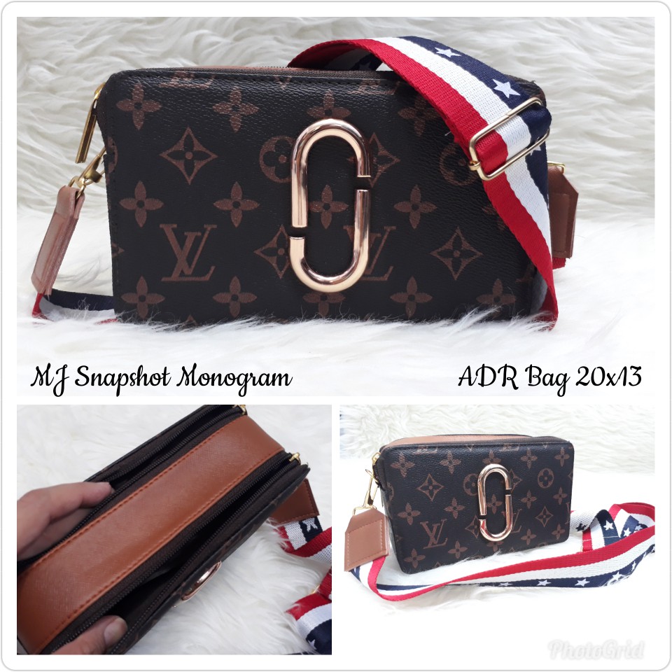 MJ SNAPSHOT MONOGRAM/SLING BAG/HPO/TAS KULIT/TAS PINGGANG