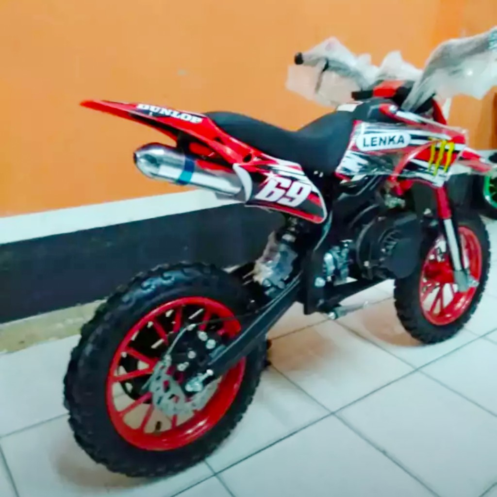 Promo murah      Motor Mini Trail Lenka 69 50cc 2Tak