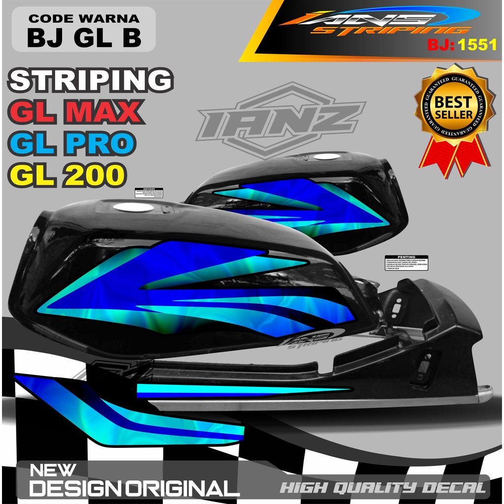 STIKER STRIPING GL PRO VARIASI HOLOGRAM / STRIPING GL PRO MAX VARIASI HOLOGRAM / STRIPING GL