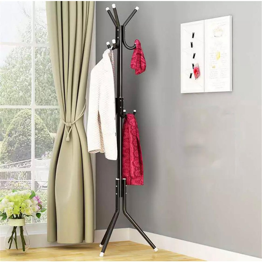 SIERRAHOME, Stand Bag Hanger Dengan Gantungan Baju Tas TOPI DLL