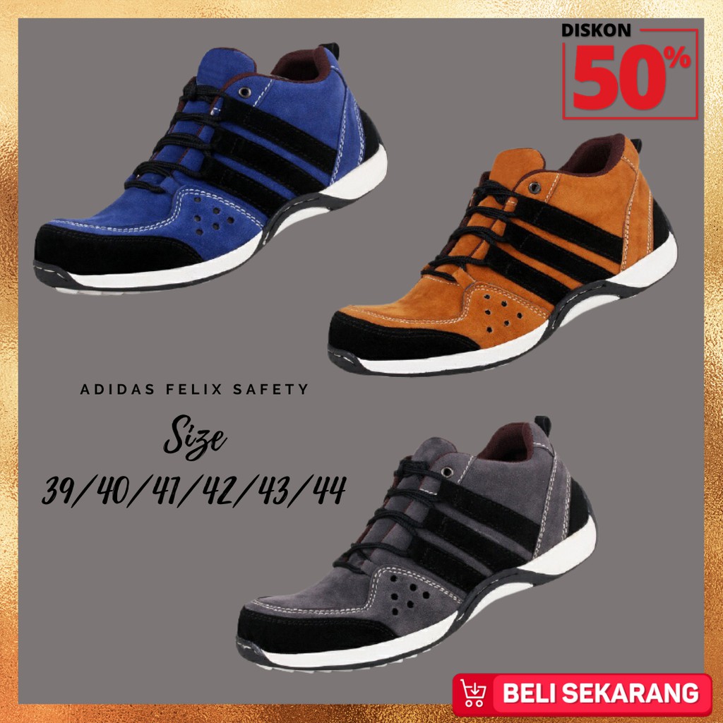 TERMURAH!!! Sepatu Boot Safety Adidas Felix Suede Murah