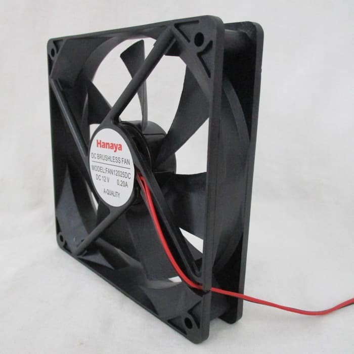 Fan Dc 12cm 12x12cm kipas DC 12x12cm/Axial Fan DC 12V/Kipas Pendingin***TOP