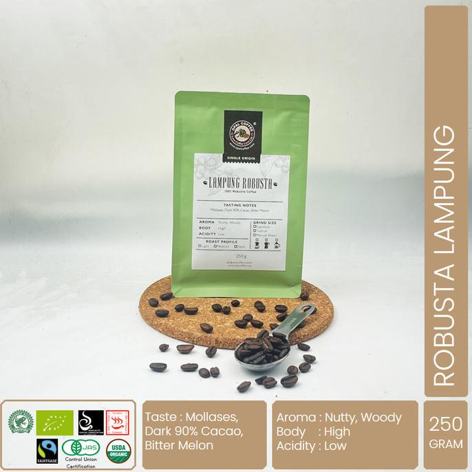 

[COD] Opal Coffee - Lampung Robusta Roasted Beans 250g [COD]
