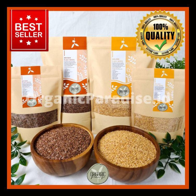 

BEST SELLER! BROWN FLAXSEED 1 KG ORGANIC PREMIUM MURAH