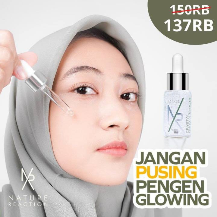 SERUM NATURE REACTION SERUM NR PENCERAH FLEK HITAM TERBARU DAN BISA BUAT PERAWATAN KULIT WAJAH