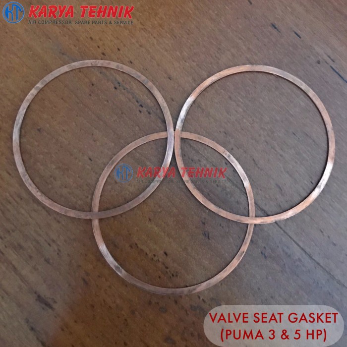 Ring Tembaga Klep / Valve Seat Gasket Kompresor Udara PUMA 3 & 5 HP