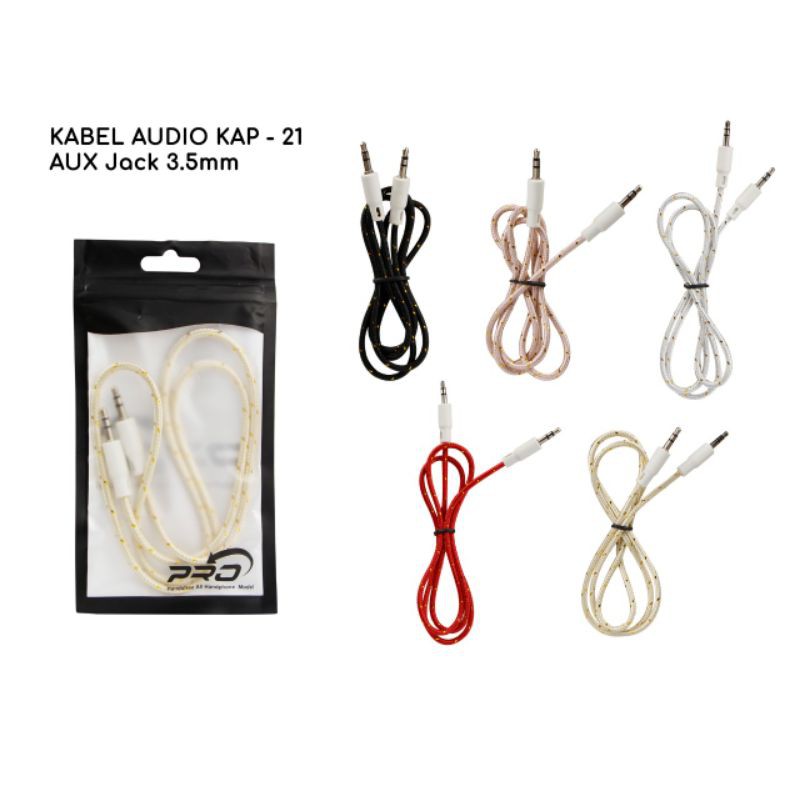 Kabel Aux audio jack 3.5 mm Male to Male Aux Cable MP3 Mobil HP Speaker