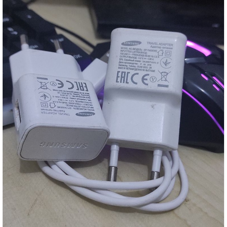 Promo Charger Casan Samsung Original 1.55A J6+ J7 A10S A6 J5 Prime J7 Prime Ori 100% Bekas Bawaan Hp