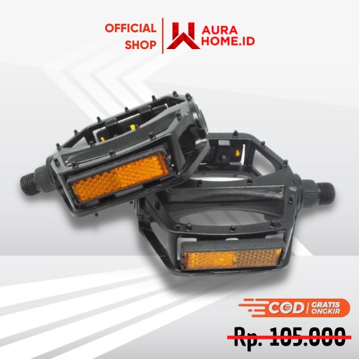 Pedal Sepeda Aluminium Anti-Slip / Pedal Injakan Pijakan Sepeda Speda Sepedah Mtb Lipat Anak Bmx Bal