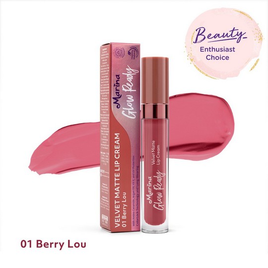 ⭐BAGUS ⭐ MARINA GLOW READY LIP CREAM 5ml | Lipcream Matte Urban