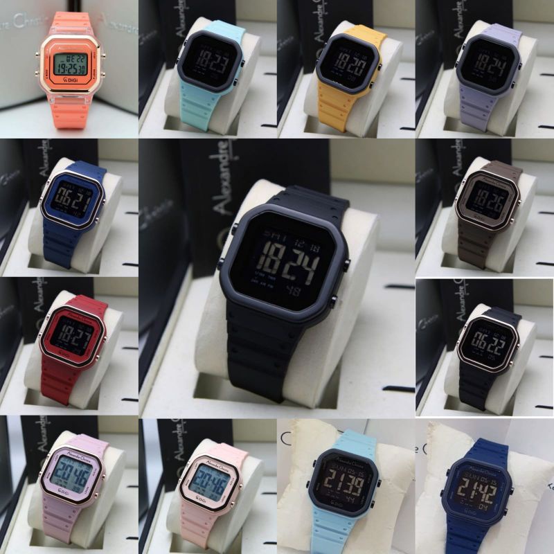 Alexandre Christie Ac 9347 / Ac 9331 Jam Digital Original Garansi Resmi 1 Tahun