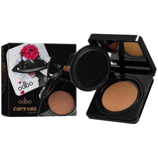 ODBO Fairy Tale Cushion #OD633 Thailand / Free Refill Cosmetic Product Compact Powder Full Coverage