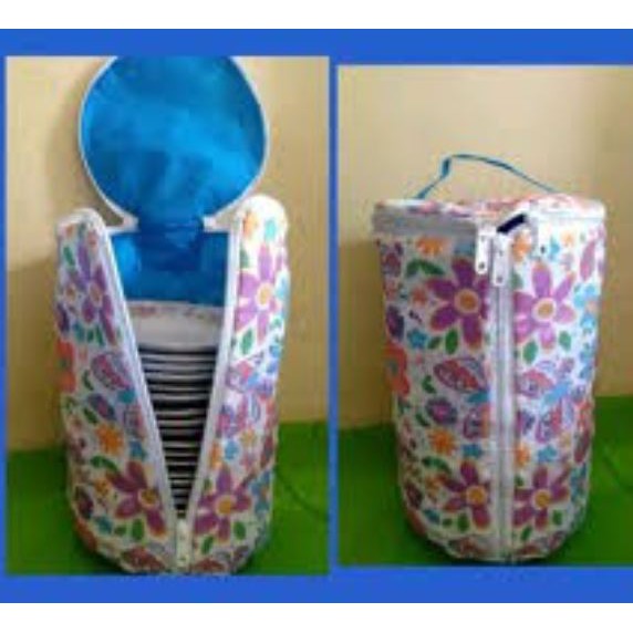 (NCS) SARUNG TEMPAT PIRING ANTI DEBU DAN SERANGGA / TAS PIRING PRAKTIS 25 CM ( 1 kg muat 23 pcs )