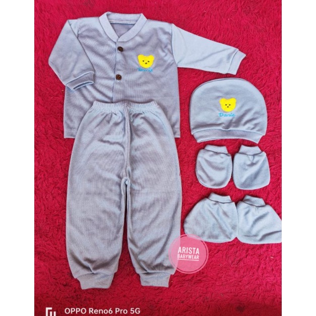 SET BABY NEWBORN (1set baju,celana,topi,Sartaki bayi)