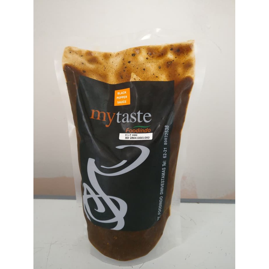 

FO276 Black Pepper Sauce Saus Lada Hitam My Taste 1 KG Halal Enak