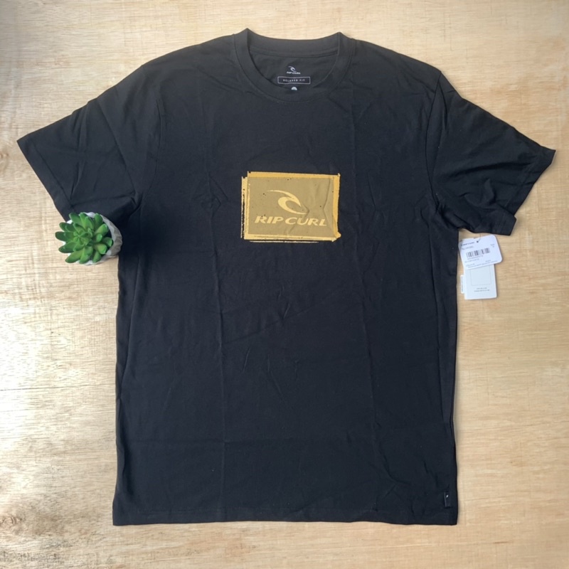 ripcurl baju kaos hitam corp icon tee original 100% sale