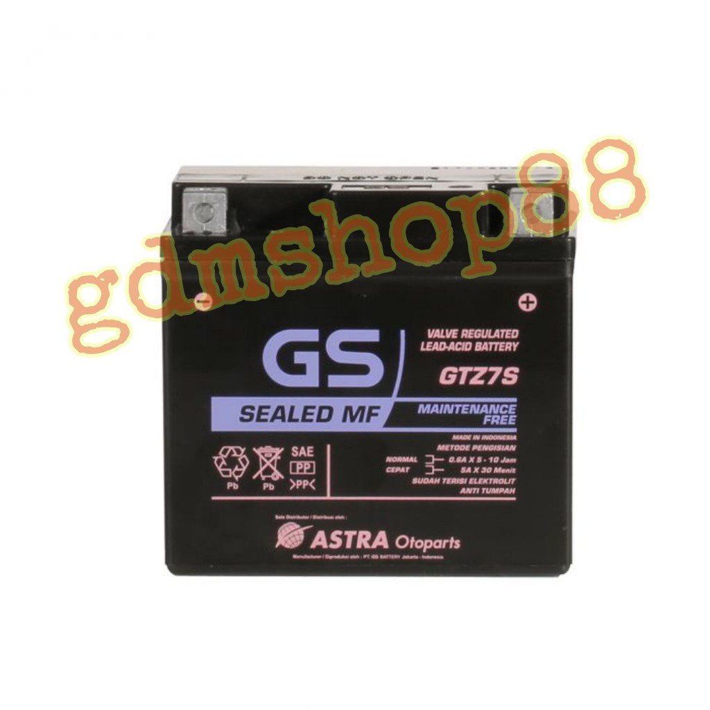 Aki GS GTZ-7S MF aki GS astra original 100% asli GS