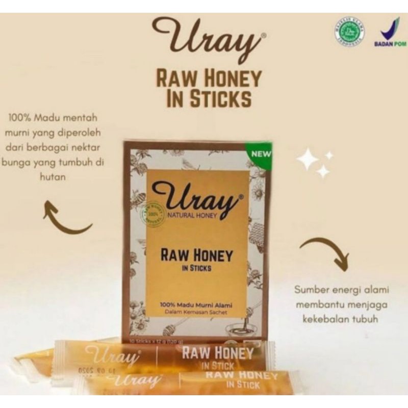 

madu uray honey stick sachet - original - madu murni