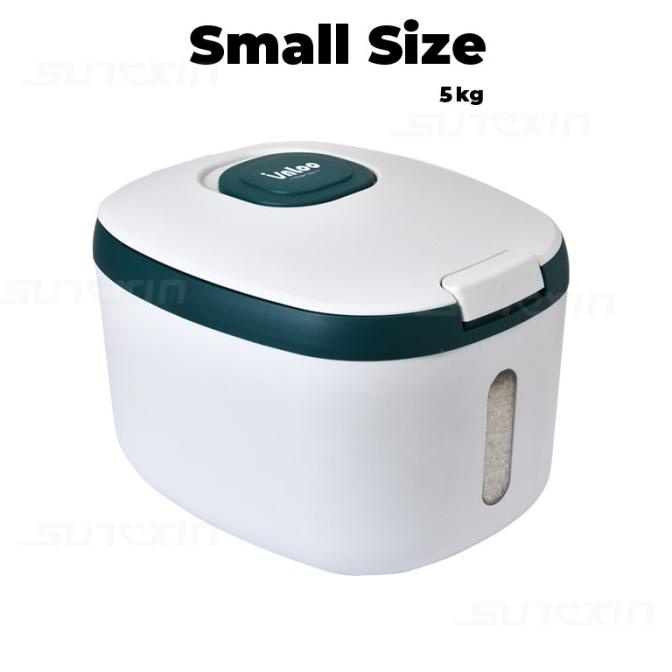 

Sunxin- Dispenser Beras -8259/ Rice Dispenser Tempat Wadah Penyimpanan - 5 Kg - Hijau