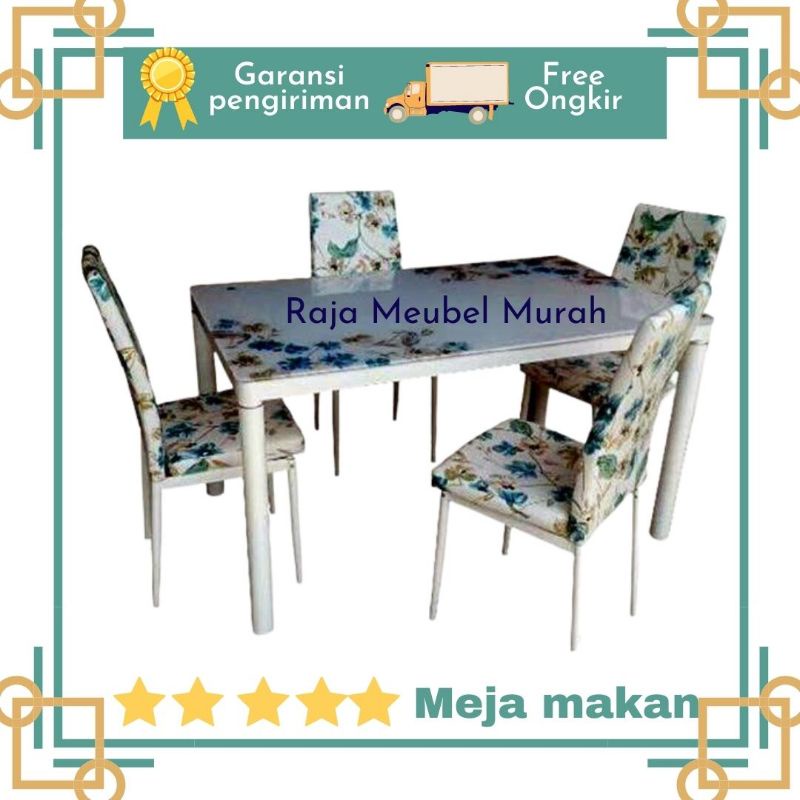 MEJA MAKAN IMPORTA KACA TEMPER GRATIS JOK OSCAR  MURAH BANDUNG SUMEDANG GARUT TASIKMALAYA CIAMIS
