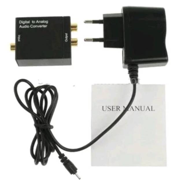 Box Audio Digital optic coax to Analog rca