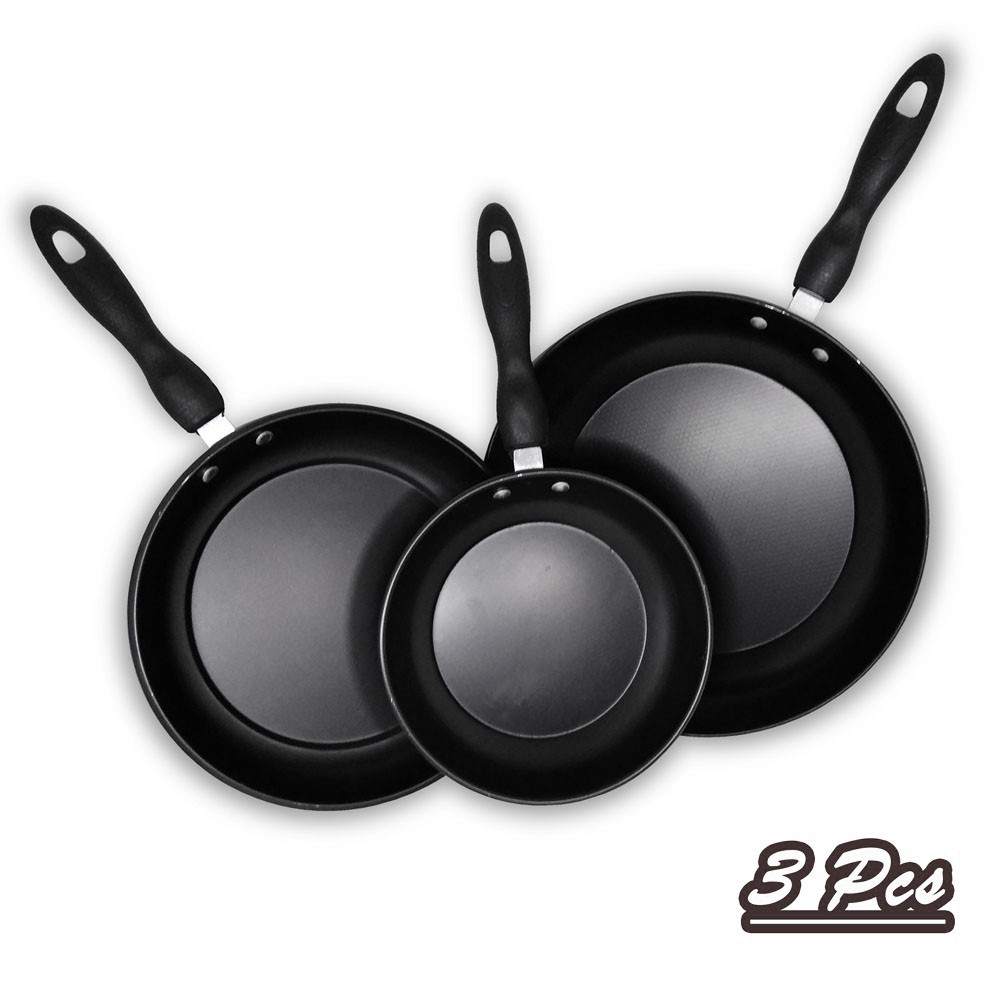 Frypan Set Teflon Anti lengket isi 3 pcs / Frypan set 3 pcs Non stick