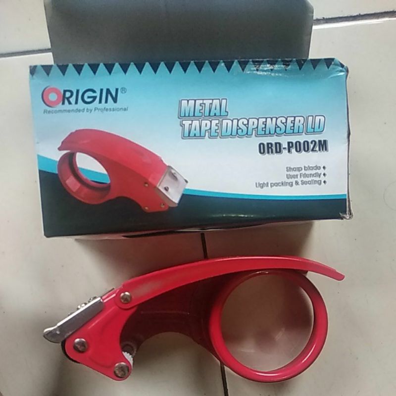 Dispenser lakban / dispenser tape full besi / Merk Origin