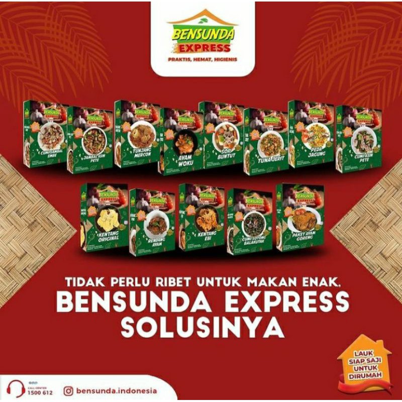 [ BENSUNDA ] Bensunda Express All Varian Menu - By Ruben Onsu 100% ORIGINAL