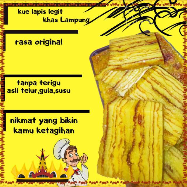 

lapis legit lampung khas lampung kue basah jajanan lampung enak termurah