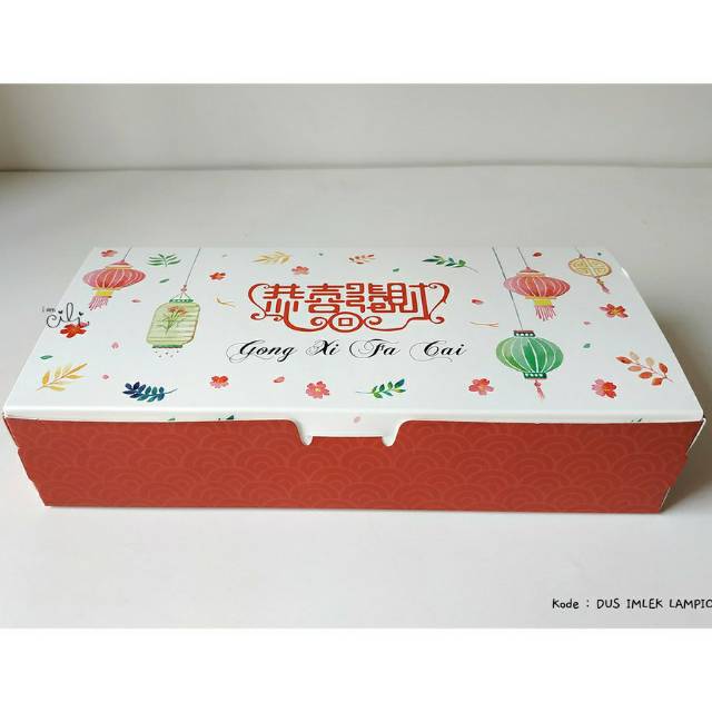 

(DUS IMLEK LAMPION) kotak kue imlek sincia kiong hi konyen uk 24x11,5