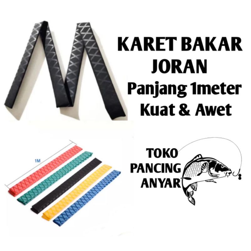 Karet Bakar Joran Pancing 1meter