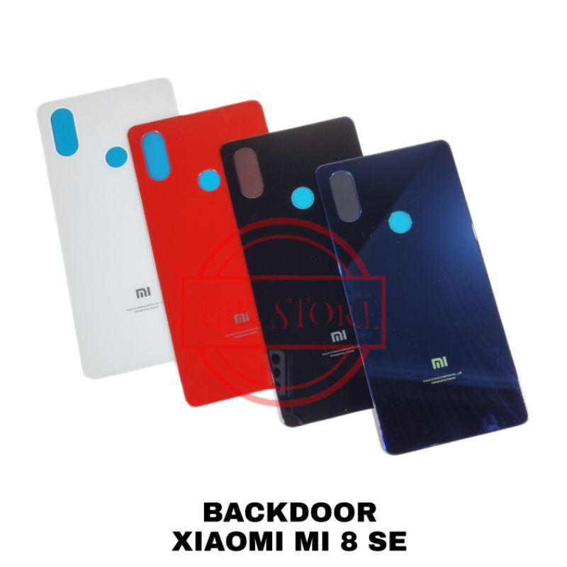 BACKDOOR BACK COVER KESING CASING TUTUP BELAKANG XIAOMI MI8 SE ORIGINAL KACA