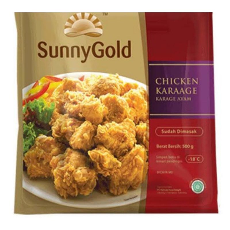 

chicken karaage lada hitam sunnygold 500gr