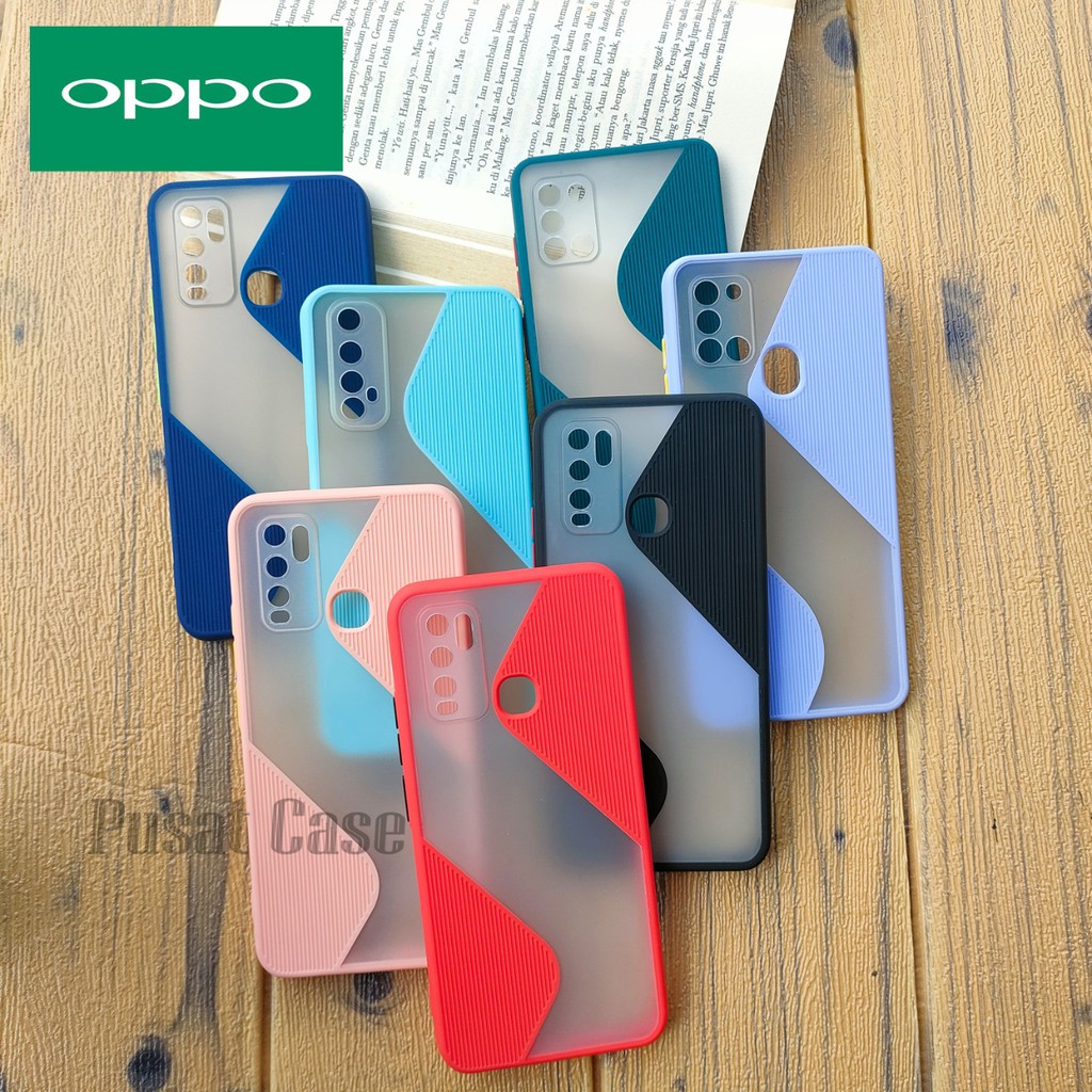 Case Zig Zag Oppo A5s A12 A7 A3S A92 A31 A53 A5 A9 2020