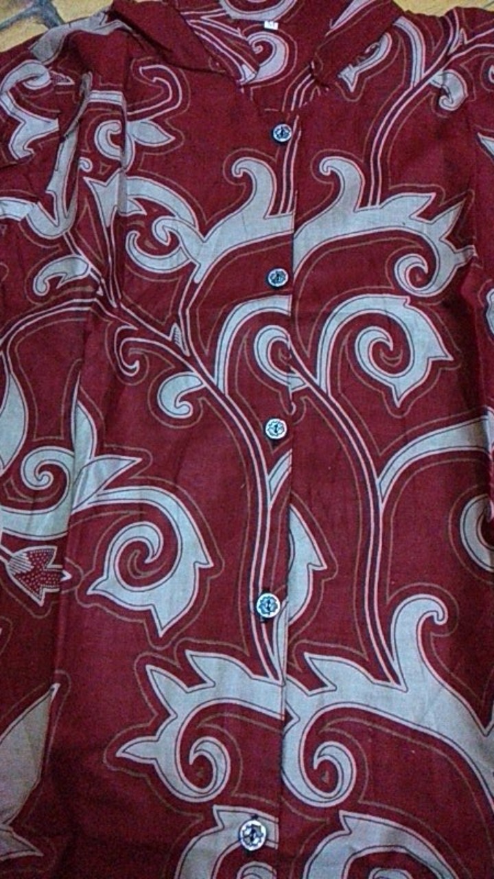 [ Terbaru ] Atasan Batik Wanita Kerja Kantor Ori Shabirah Batiksolo Blouse Blusebatik