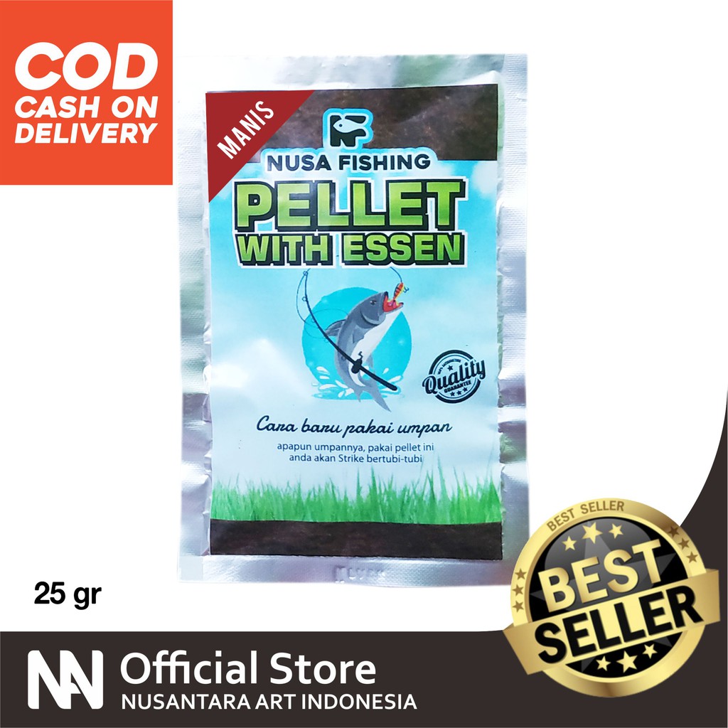 UMPAN  MANCING HARIAN/GALATAMA PELLETS WITH ESSEN By Nusa Fishing
